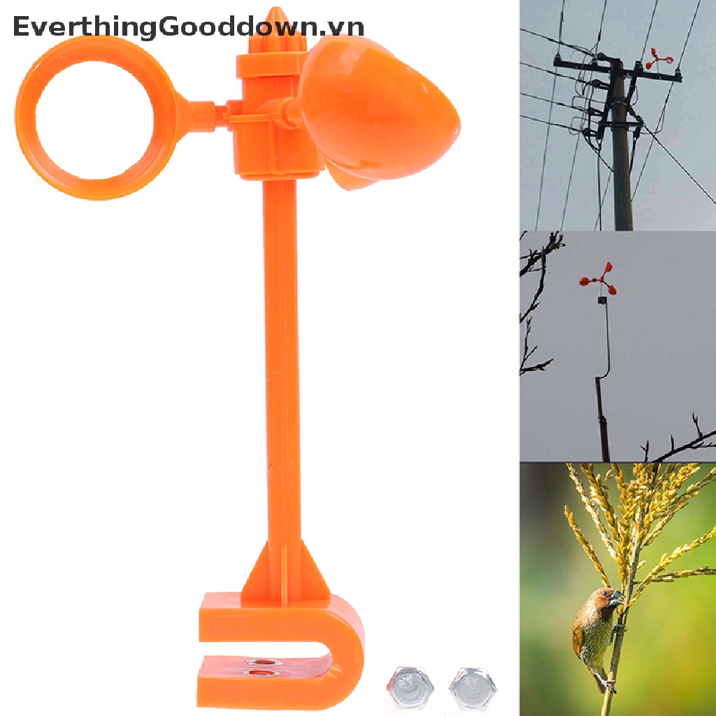 Everthinggooddown 360° Thiết Bị Đuổi Chim Cho Sân Vườn Ngoài Trời