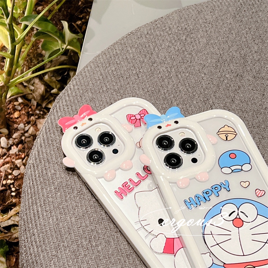 Ốp Điện Thoại Mềm In Hoạt Hình Hello Kitty Cho iPhone 13 12 11 Pro Max SE2020 X XR Xs Max 7 8 6 6s Plus