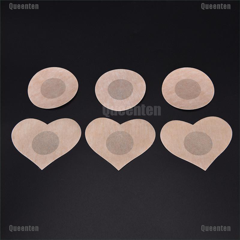 ★Queen★10pcs Heart Round Petal Adhesive Breast Nipple Cover Sticker Bra Pad Patch New