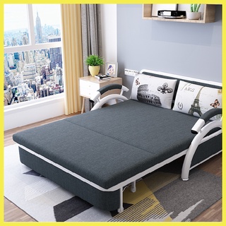 Giường Sofa Thông Minh Giá Rẻ - Giường Gấp Thành Ghế Sofa Thông Minh Kích thước 1m58x1m9 Khung Thép