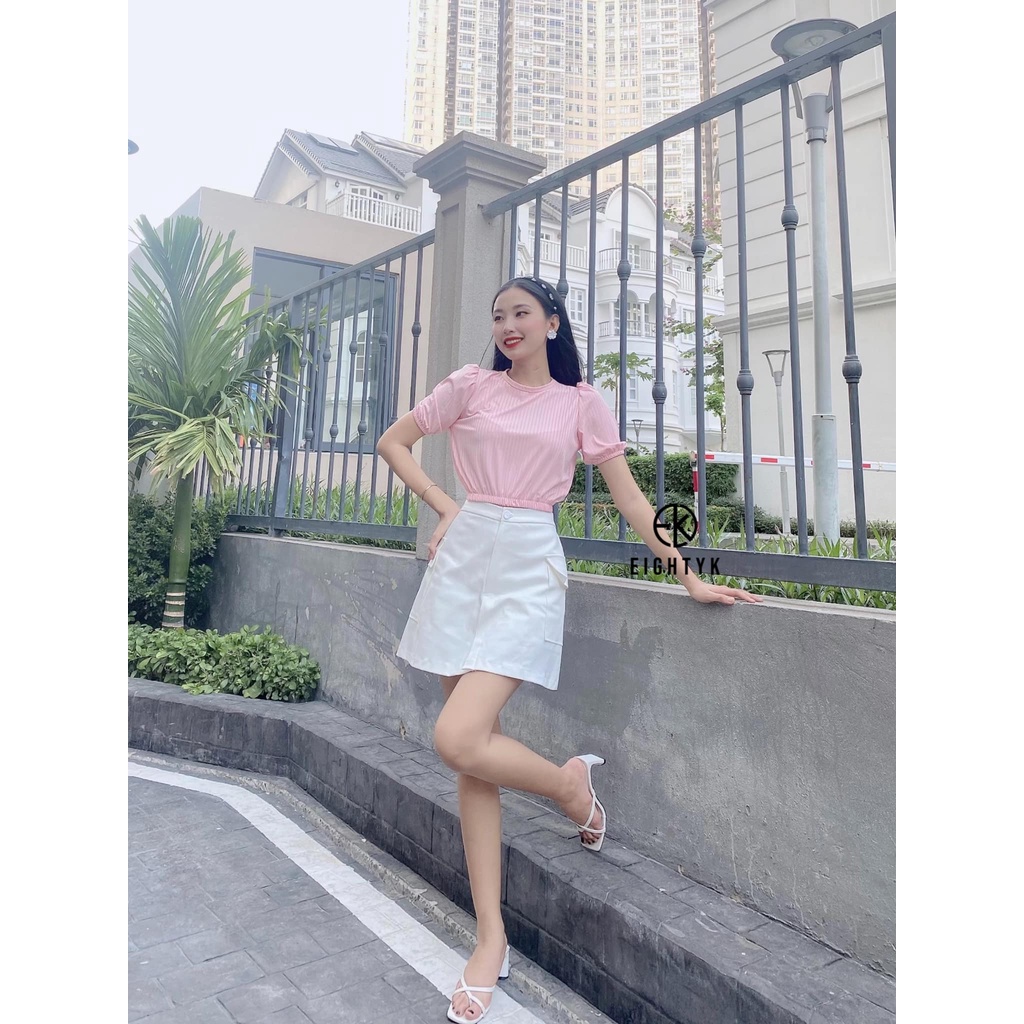 Chân Váy Ngắn Phối Túi Hộp | BigBuy360 - bigbuy360.vn