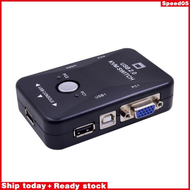 Bộ Chuyển Đổi Cổng Usb 2.0 Kvm Switch 1920x1440 Vga Svga