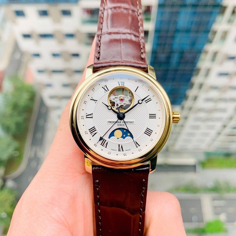 Đồng hồ nam Fre.derique Con.stant Moonphase Open Heart