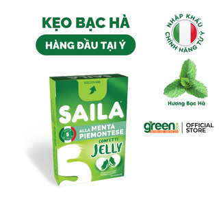 Kẹo ngậm nhân thạch vị bạc hà Saila 40g tốt cho người đau họng, bị ho