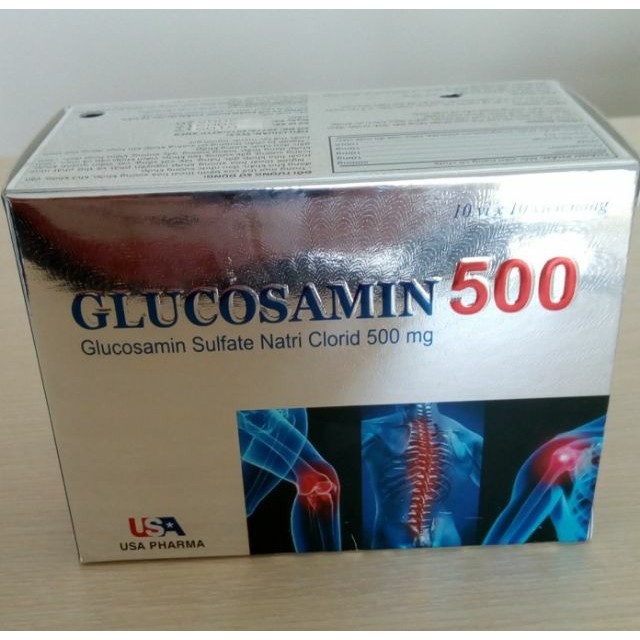 GLUCOSAMIN 500mg – Giúp xương chắc khớp khỏe, ngăn ngừa thoái hóa khớp, tái tạo mô sụn