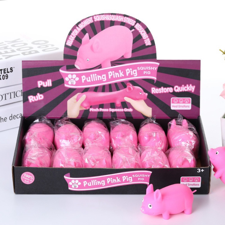Heo Hồng Bóp Xả Stress/Heo Hồng Dẻo Bóp Mềm giảm căng thẳng chất lượng đảm bảo giá rẻ hàng sẵn