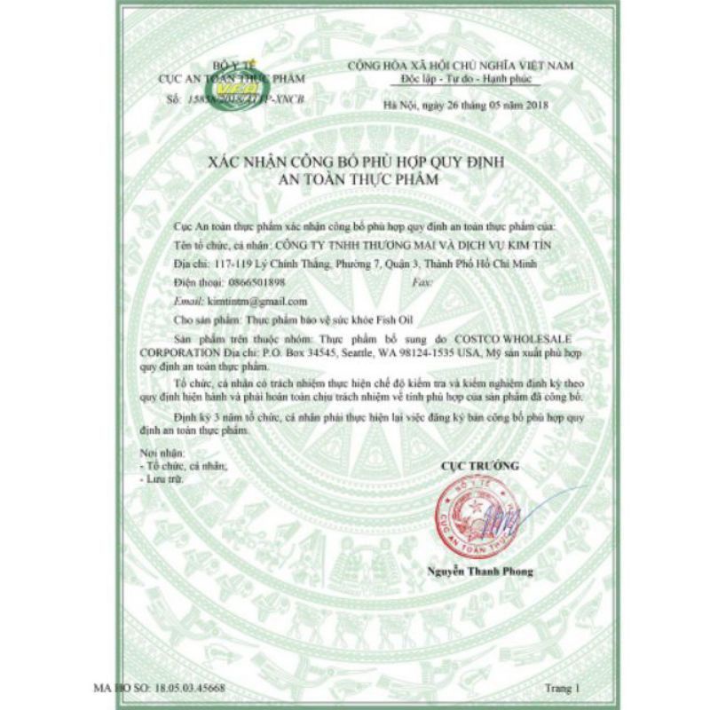 Viên uống dầu cá fish oil 1000mg 400 viên