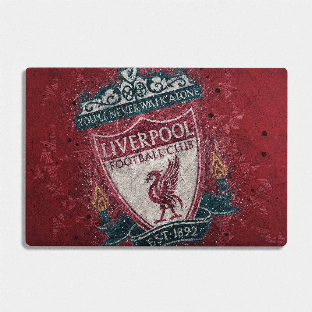 Bộ skin dán laptop mẫu Logo Liverpool / Có mẫu decal dán cho tất cả các hãng máy tính