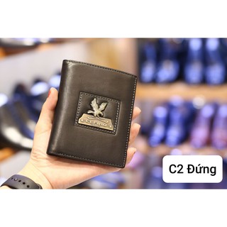 Ví nam Cefiro chính hãng da bò thật tự nhiên phong cách cao bồi miền tây