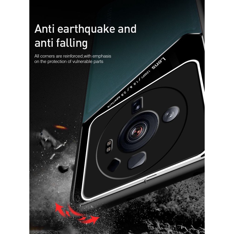 Ốp Điện Thoại Da Từ Tính Bảo Vệ Camera Cho Xiaomi 12S Ultra Pro Xiaomi Mi 12 Lite 12x Pro