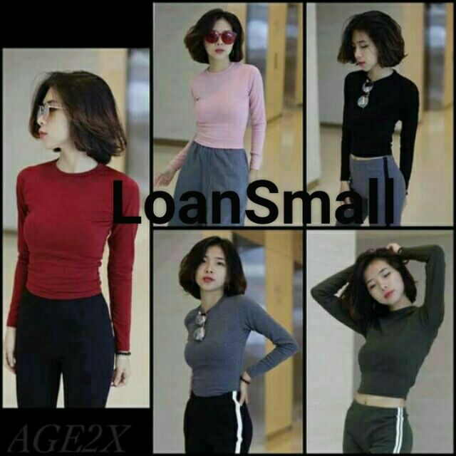 ÁO CROPTOP BODY TAY DÀI AGE2X
