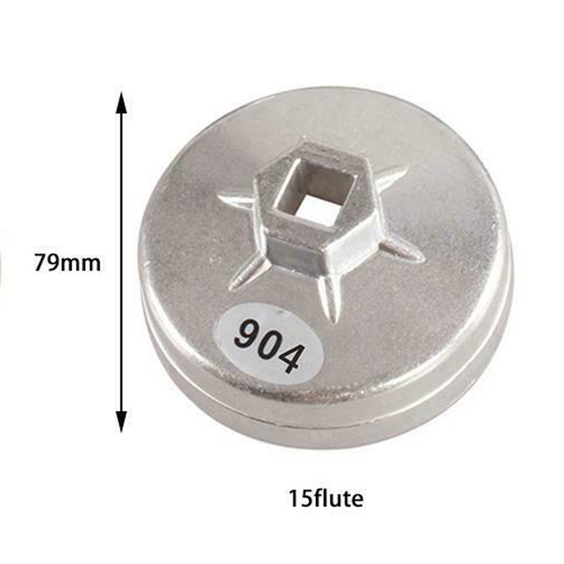 Nắp Nhôm Sáo 67Mm 14 Cờ Lê Lọc Dầu Hộp Mực Dụng Cụ Tháo Ổ Cắm Xe Hơi-OTLZ