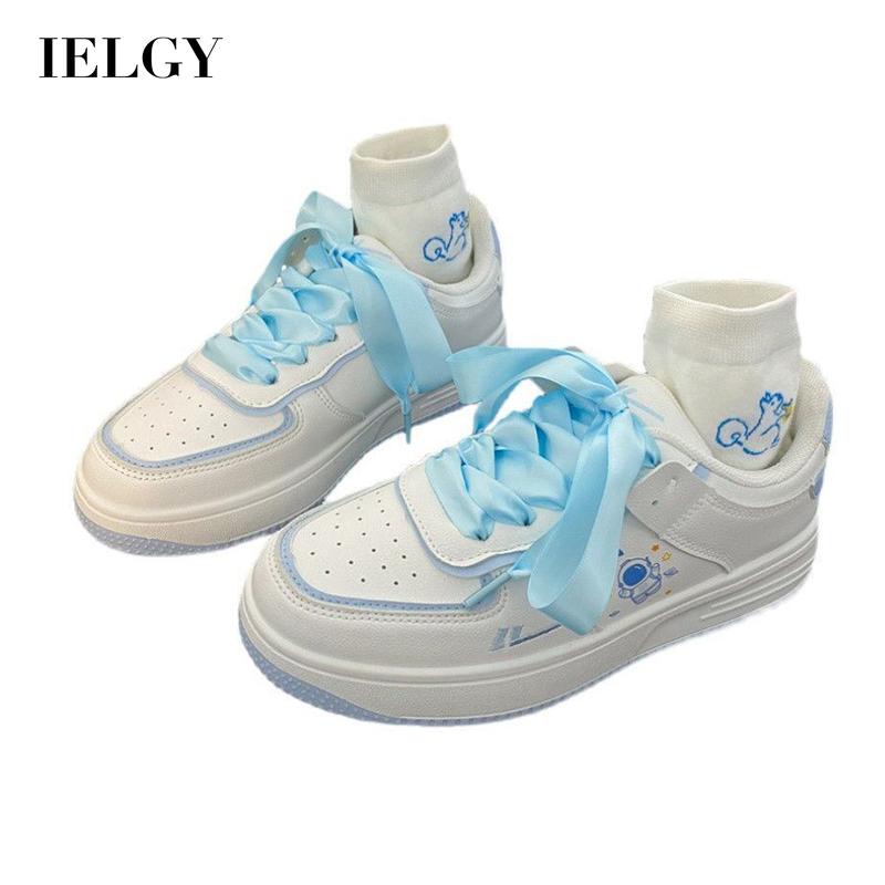 Giày sneakers IELGY thời trang ống thấp đế dày đáng yêu phong cách Hàn Quốc dễ phối đồ