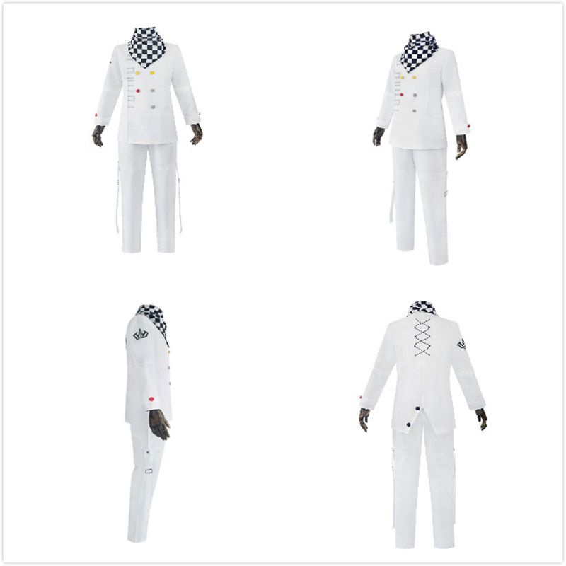 Set trang phục đầy đủ/ Áo choàng/ Tóc giả hóa trang nhân vật Danganronpa V3 Ouma Kokichi làm quà halloween cho bé trai