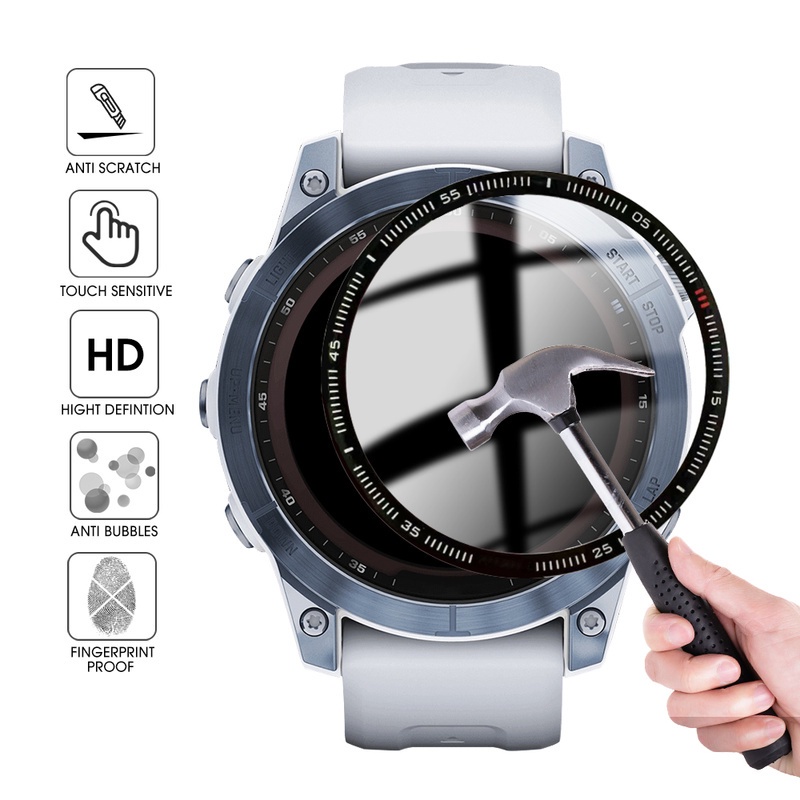 Miếng Dán Màn Hình Cong 3D Chống Nước Bảo Vệ Cho Đồng Hồ Thông Minh Garmin EPIX GEN2