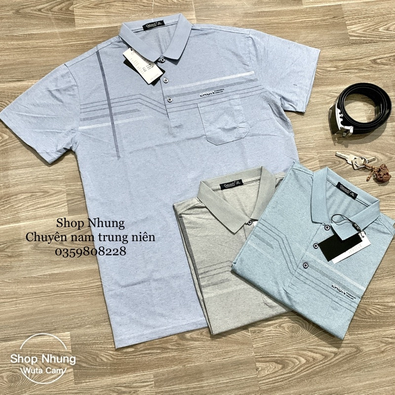 Áo thun cộc tay nam trung niên (trung tuổi) chất cực đẹp co giãn thoải mái siêu mát mùa hè | BigBuy360 - bigbuy360.vn