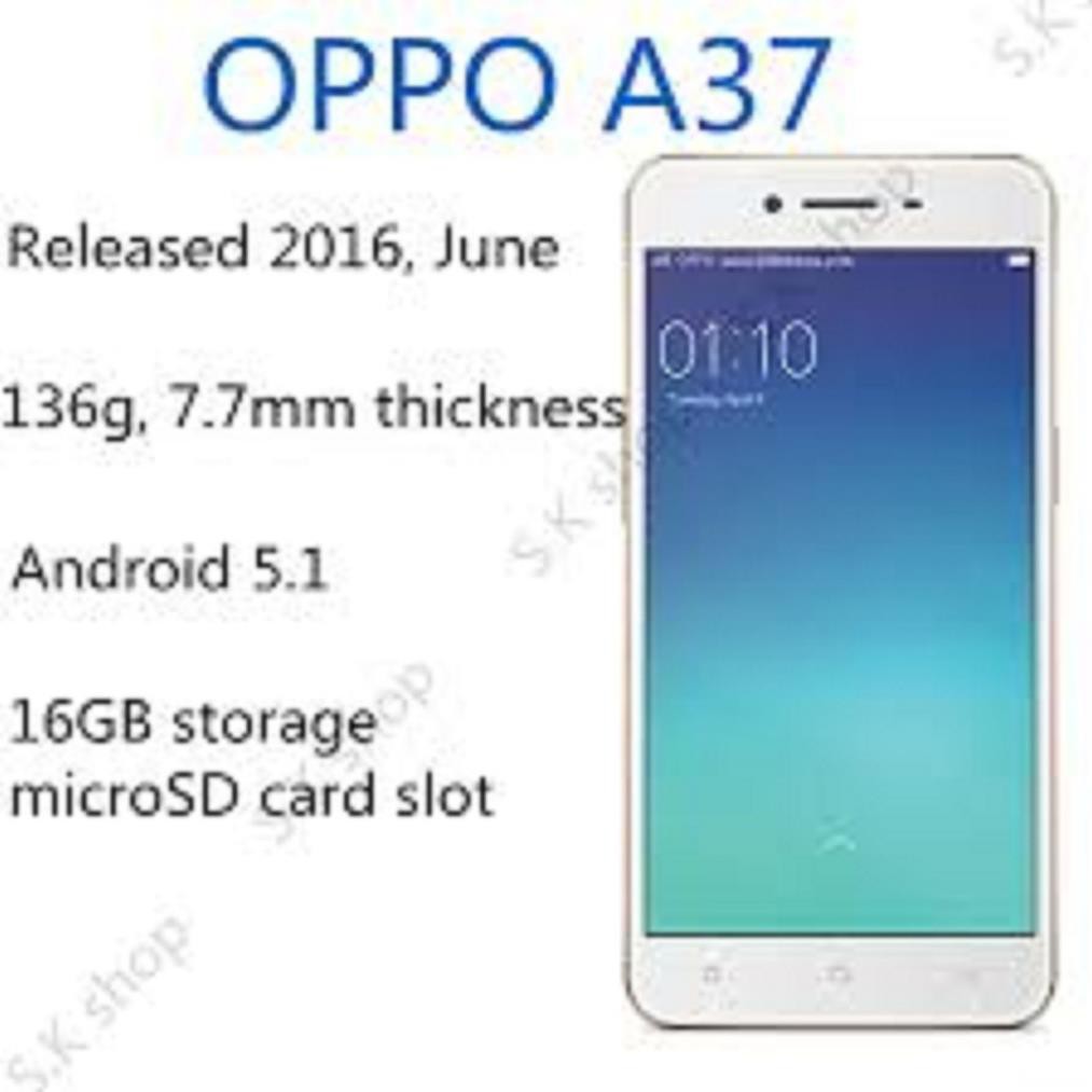 Điện thoại Oppo A37 - Oppo A37F CHÍNH HÃNG 2sim ram 2G/16G BH 12T