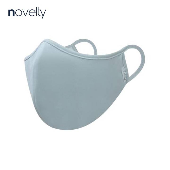 Combo 3 cái khẩu trang xám vải 3 lớp kháng khuẩn, chống bụi, kháng giọt bắn Novelty May Nhà Bè