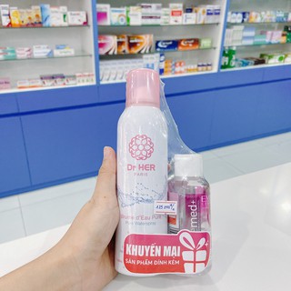 Xịt khoáng cấp ẩm Dr Her Paris 150ml (tặng kèm nước tẩy trang)