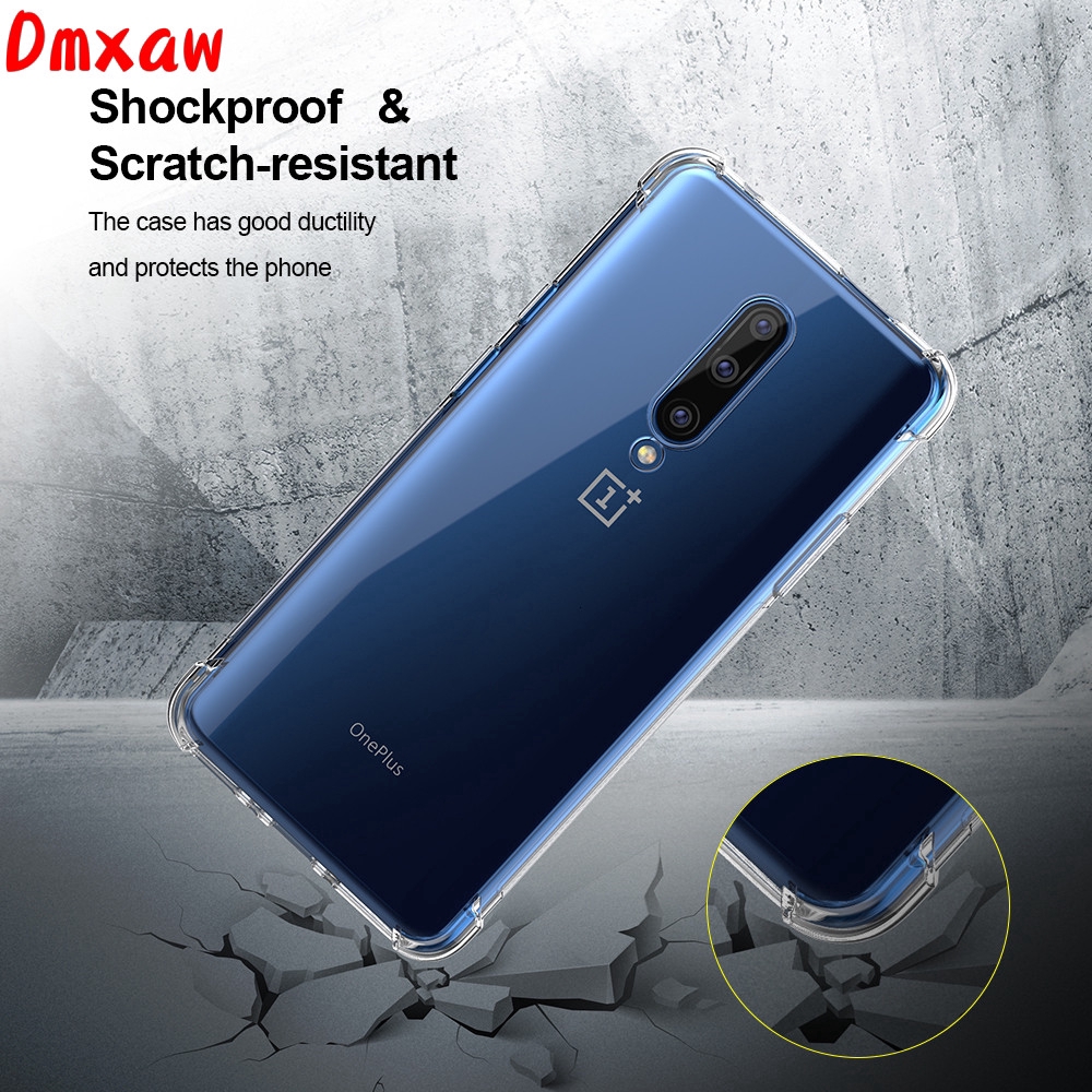 Ốp điện thoại dẻo chống sốc trong suốt cho OnePlus 7T 7 Pro 7 6T 6 5T 5 3T 3