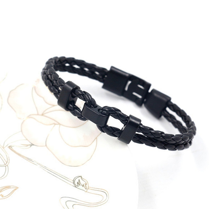 Retro Bracelets Fashion Accessories Jewelry Leather Bracelet Men Wristband Bracelets