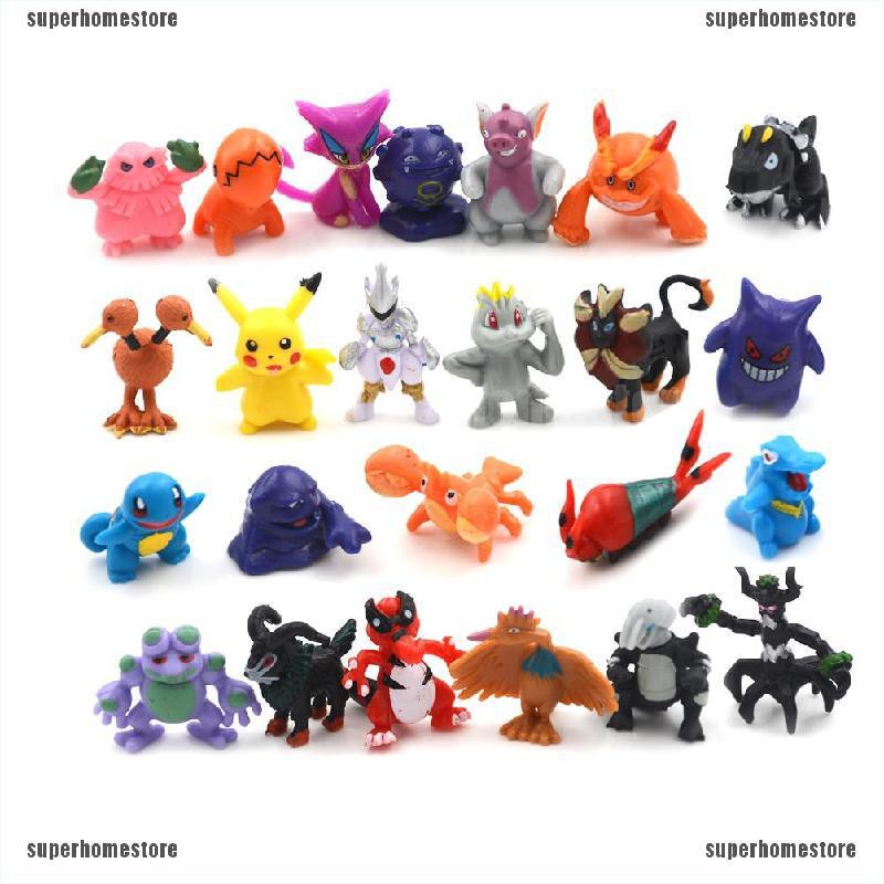 Set 12 Mô Hình Đồ Chơi Pokemon