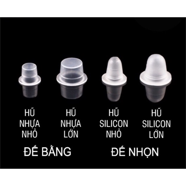 Chum đựng mực xăm, chum silicon, chum nhựa mực xăm