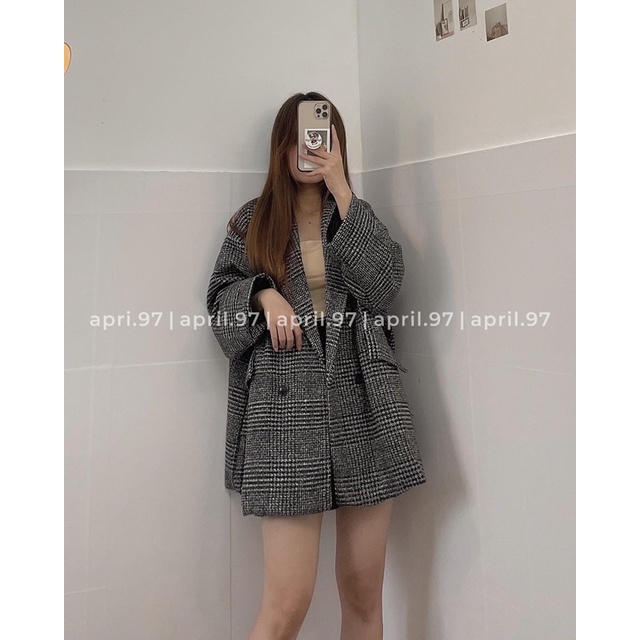 Áo vest dạ rộng (ảnh thật/ có sẵn)