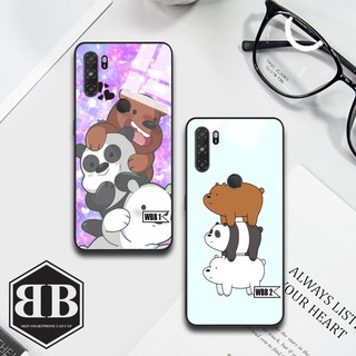 Ốp lưng kính cường lực Vsmart Active 3 nhiều mẫu gấu dễ thương