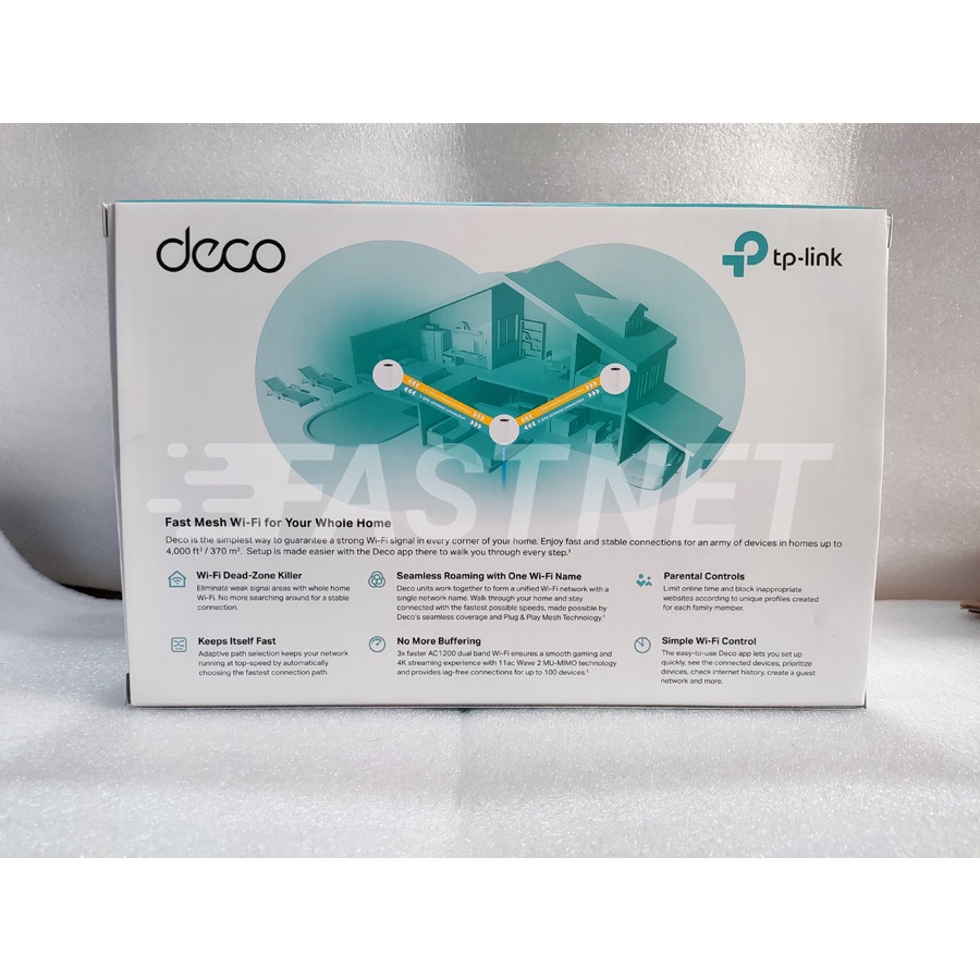 Hệ thống Wi-Fi Mesh Cho Gia Đình TP-Link Deco M4 Chuẩn AC1200