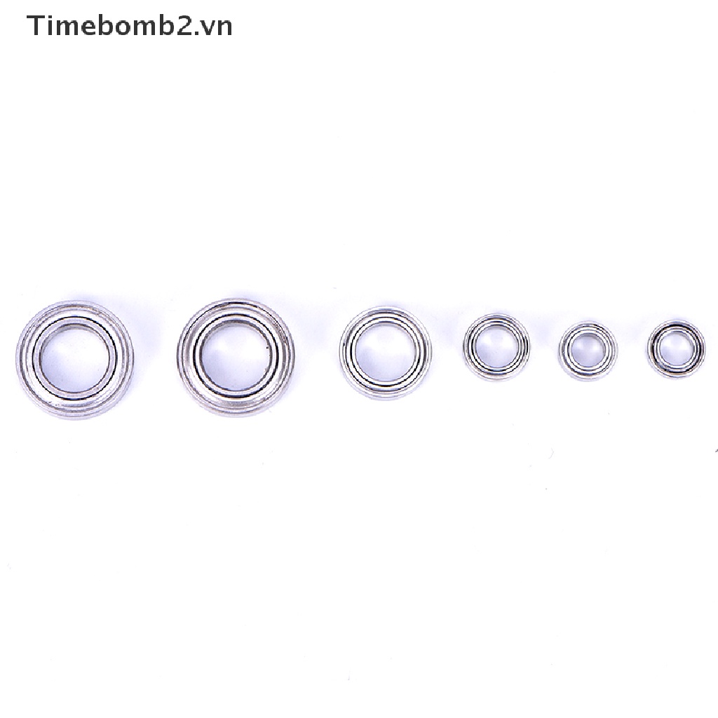 Bộ 2 Vòng Tròn Đóng Kín Bằng Thép Không Gỉ 6 Kích Cỡ Cho Máy Câu Cá