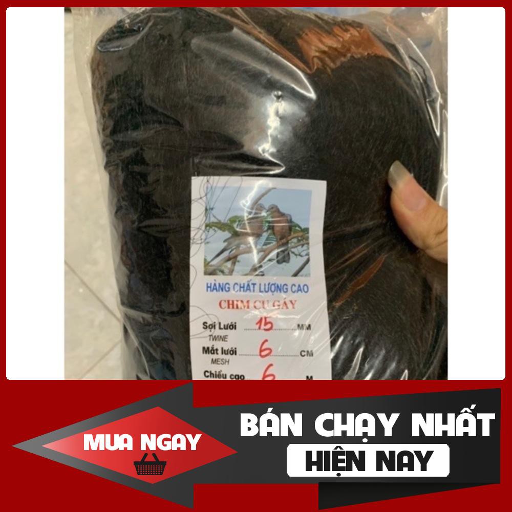 lưới bắt chim 6cm cao 6m dài 100m bắt cu gáy bắt các loại chim to hàng thái lan cực nhậy Sản phẩm bán chạy nhất