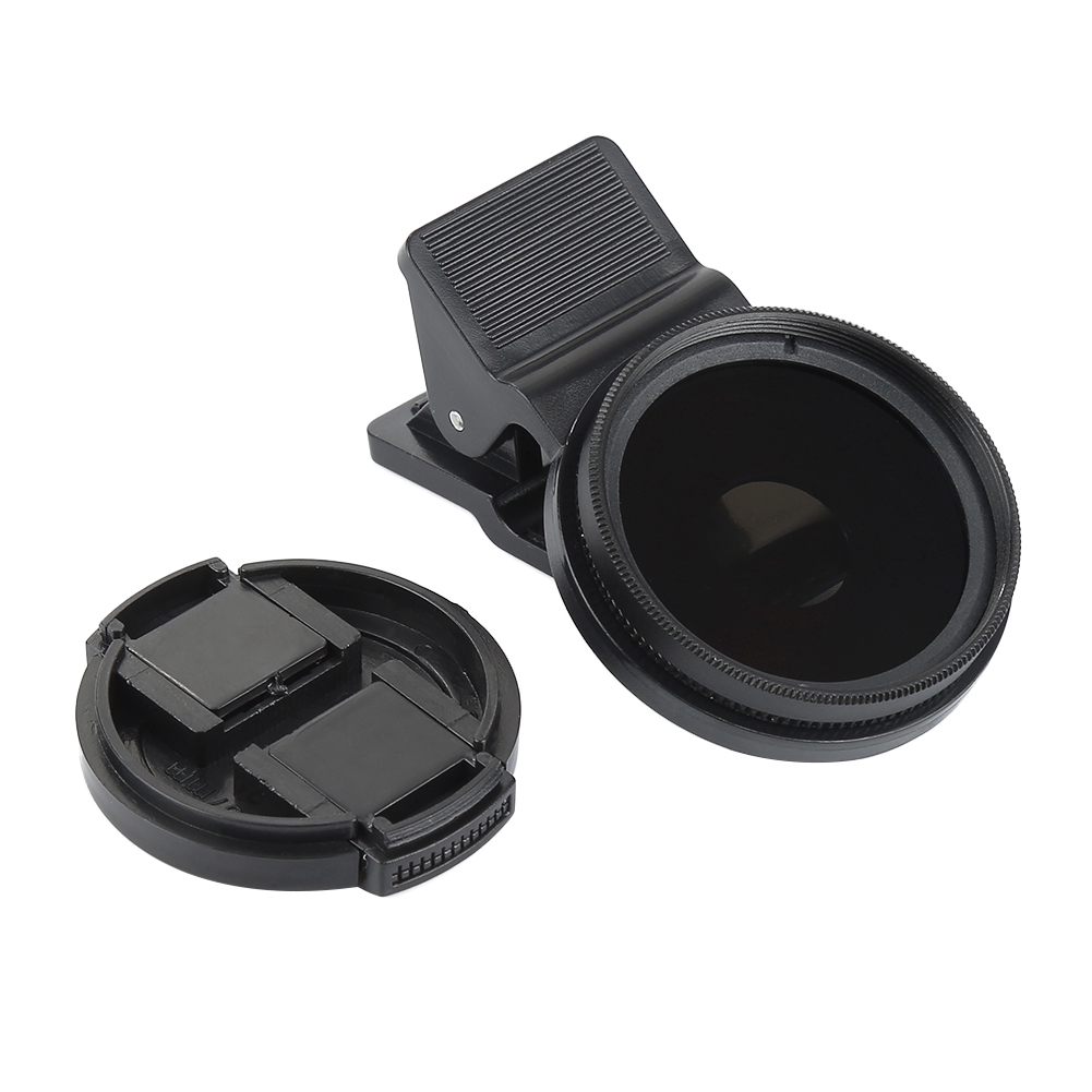 Wow2buy 37mm CPL Filter Circular Polarizer Lens +Protective Cap For Cell Phone