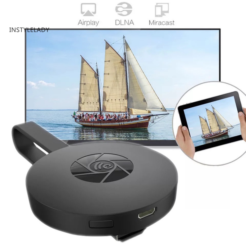 Máy Chiếu WiFi HDMI Không Dây Gọn Nhẹ Màn Hình Điện Thoại Di Động Cho Nhà Ở