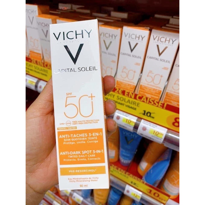 Kem chống nắng Vichy Pháp đủ bill