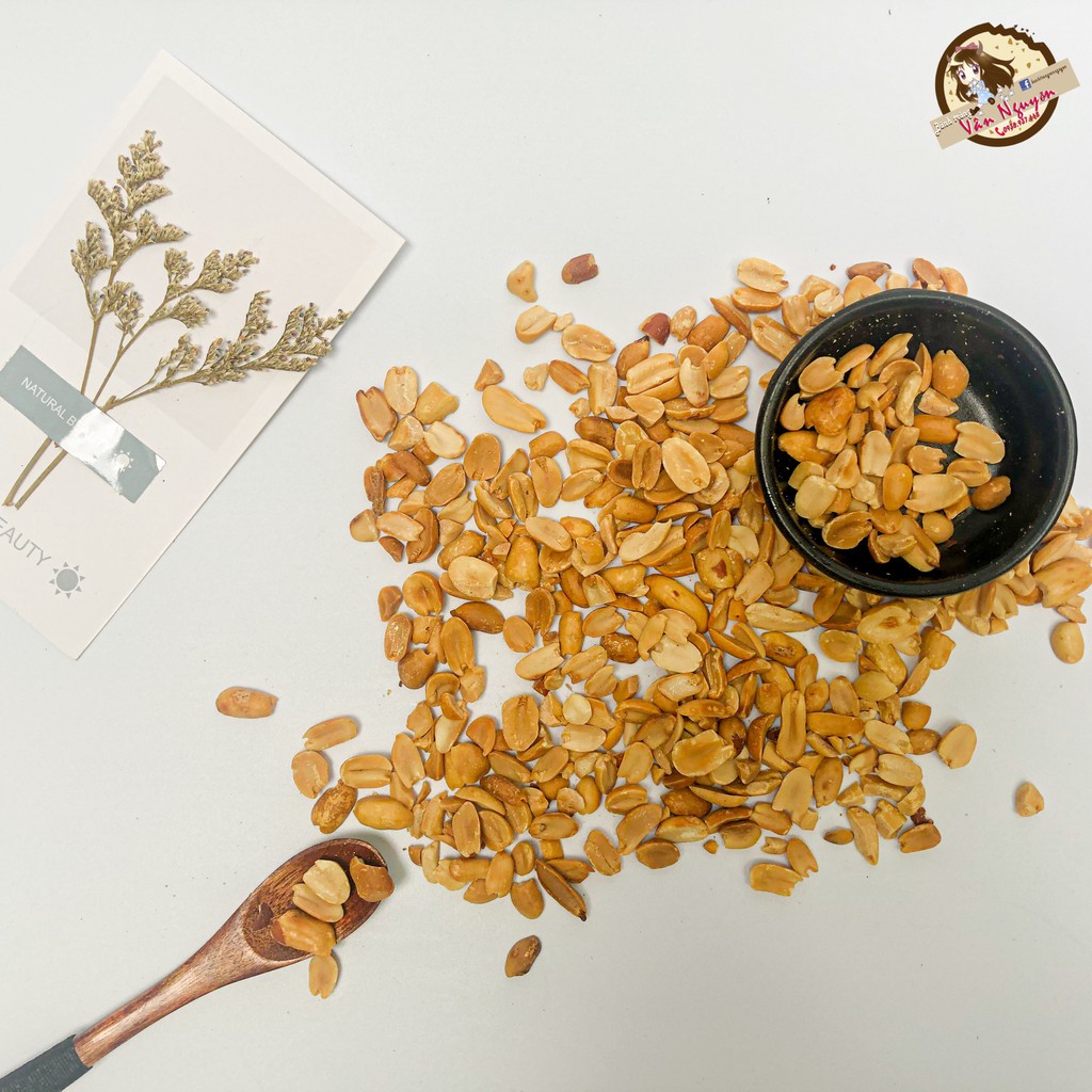 Đậu phộng rang ăn cùng bánh tráng hủ 100gr. Bánh tráng phơi sương VÂN NGUYỄN