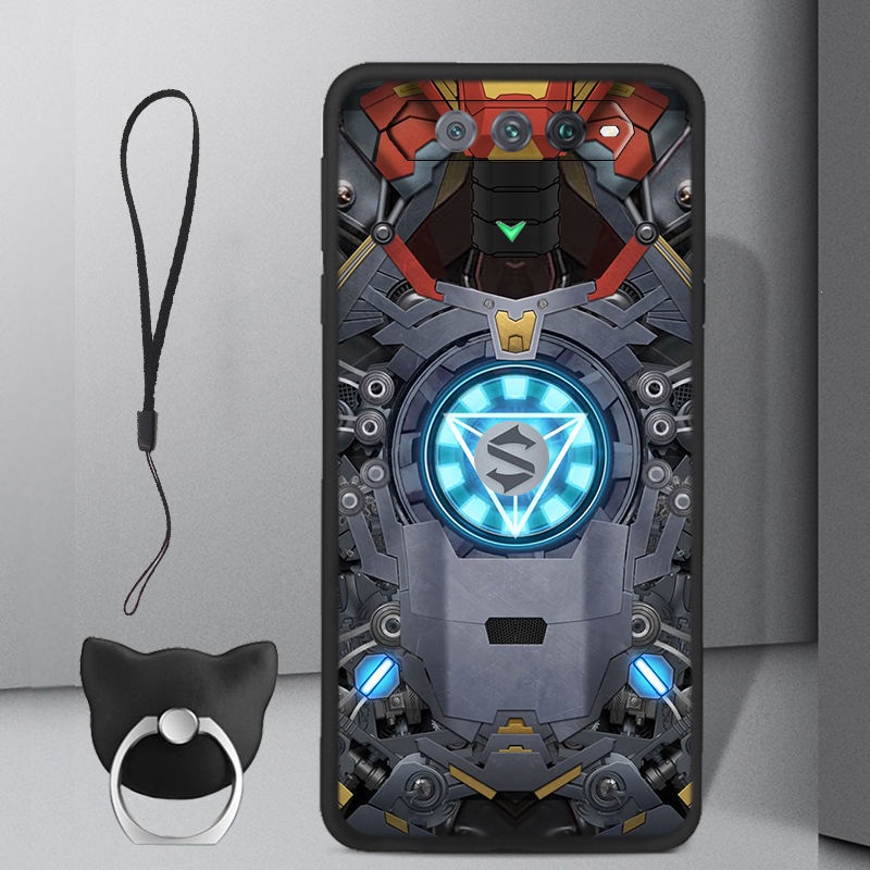 Ốp Điện Thoại Dạng Giáp Chống Rơi Đơn Giản Cho Black Shark 5 RS 4 KSR-A0 Black Shark 5Pro