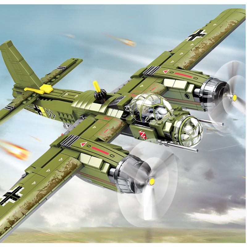 Bộ 559 Mô Hình Máy Bay Chiến Đấu Junker JU-88 Mới