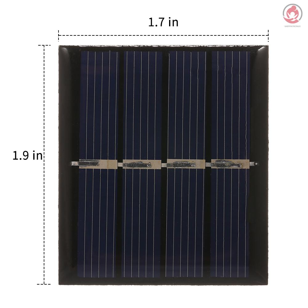 Tấm Pin Năng Lượng Mặt Trời Mini Patronus 0.36w / 2v Kích Thước 188x78.5mm Bằng Polycrystalline Silicon