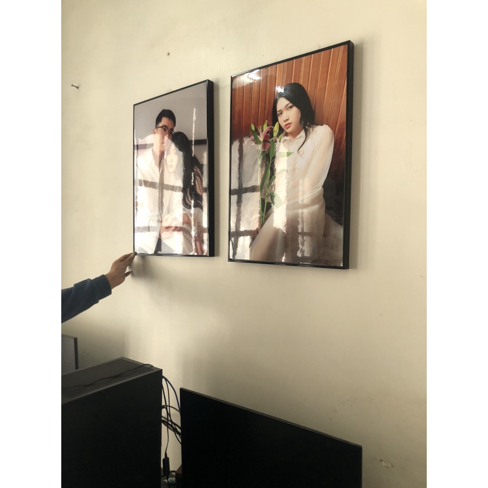 In Ảnh Khung Canvas Kích Thước 25x38cm 30x45cm 35x50cm Ảnh Để Bàn ẢNh Treo Tường In Ảnh Cưới Ảnh Gia Đình
