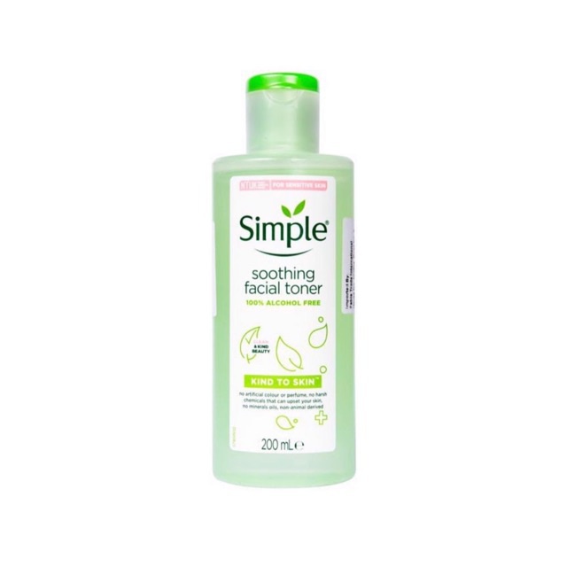 NƯỚC HOA HỒNG SIMPLE KIND TO SKIN SOOTHING FACIAL TONER