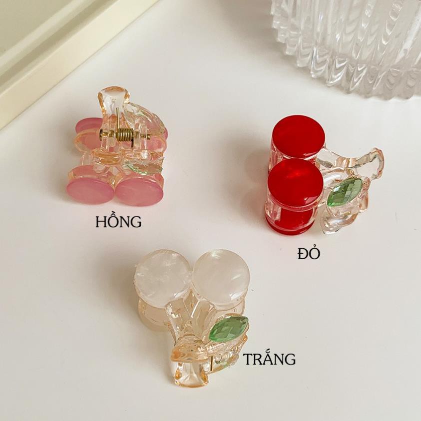 Kẹp Tóc Mái KOLANO Kẹp Tóc Hàn Quốc Hình Quả Cherry Cặp Mái Nhiều Màu Xinh Xắn FAKM-001230