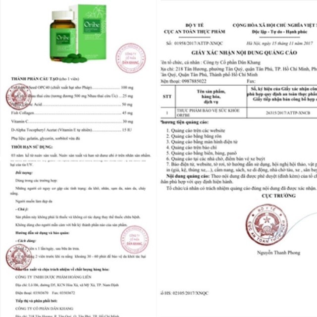 Oribe hộp 30 viên uống, giúp trắng da, đẹp da, giảm nám - cvspharmacy
