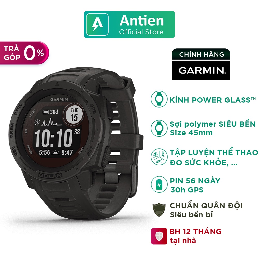 Đồng hồ Garmin Instinct Solar - Chính Hãng