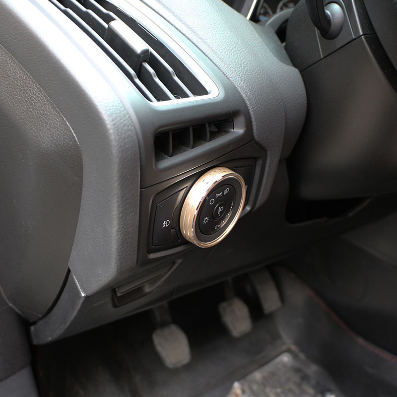 Khung hợp kim nhôm Aluminium bọc núm điều chỉnh đèn pha cho Ford Focus 3 4 MK3 MK4 KUGA Kuga Escape Mondeo Ford Edge