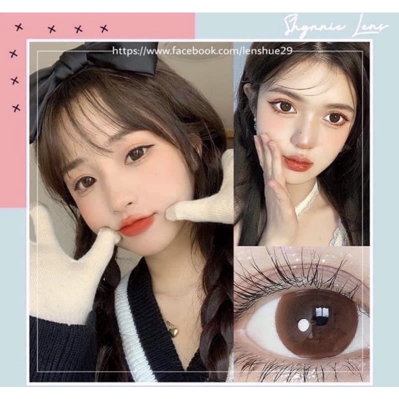 20MẪU LENS NÂU CHOCO TỰ NHIÊN