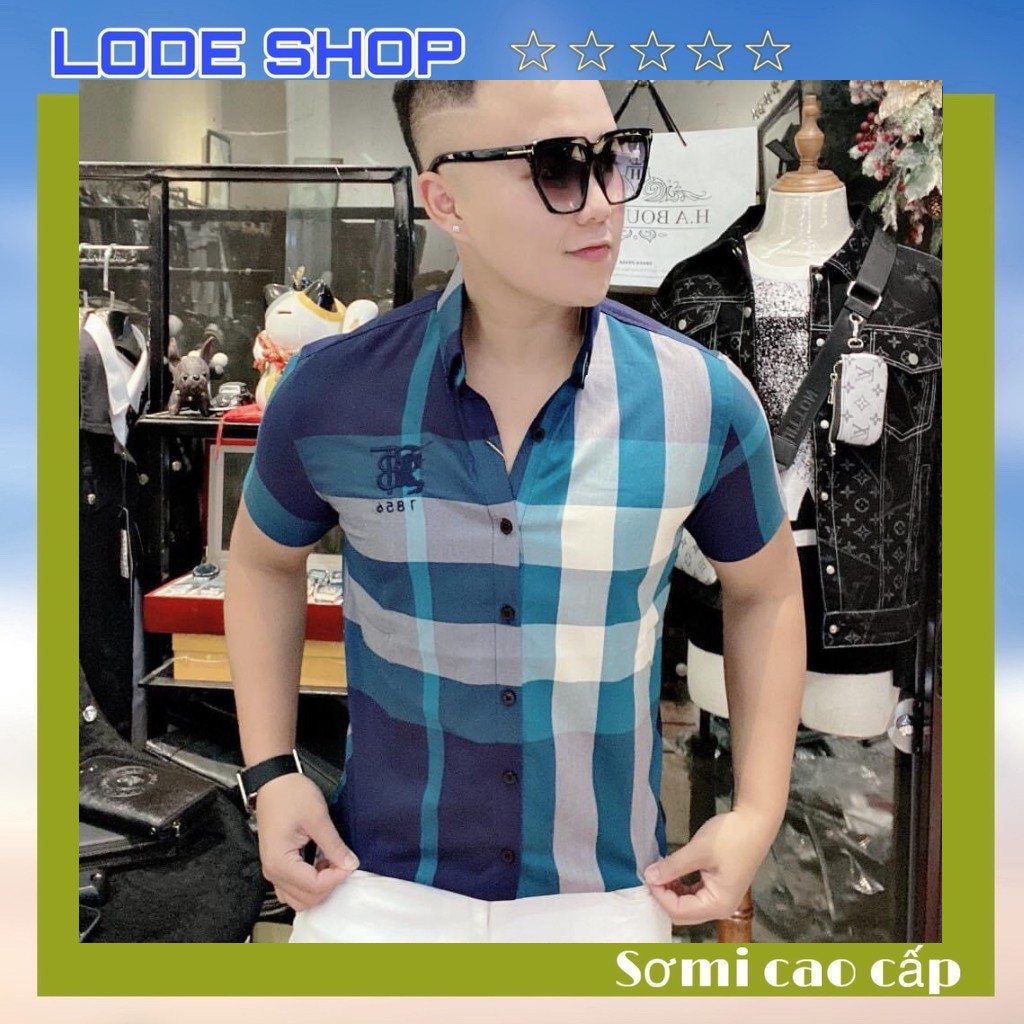 SƠ MI LỤA ÉP CARO NAM TAY DÀI MẪU MỚI - 2021