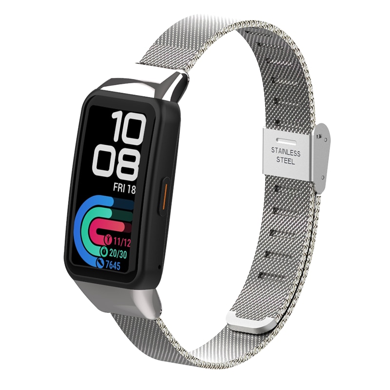 Dây Đeo Thay Thế Chất Liệu Kim Loại Dạng Lưới Cho Huawei Band 6