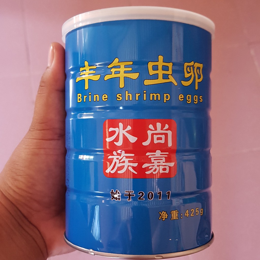 Trứng Artemia Ấp Nở Lon Xanh