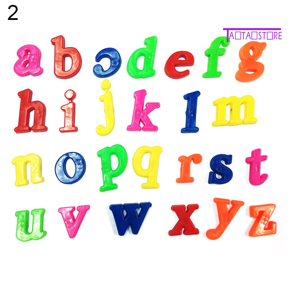 Bộ 26 Chữ Cái Alphabet Dưới / Trên Có Nam Châm Dạy Học Cho Bé